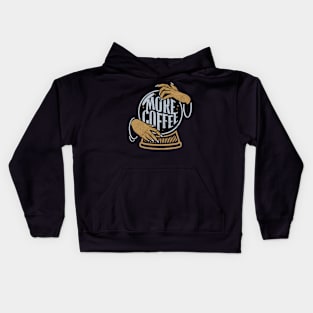 More Coffee Crystal wicca Kids Hoodie